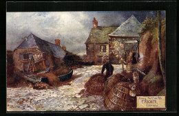 Künstler-AK Raphael Tuck & Sons Nr. 1679: Cadgwith, Among The Crab Pots  - Tuck, Raphael