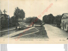 51.  CHALONS SUR MARNE .  Le Canal Et L'Ecluse . - Châlons-sur-Marne