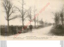 51.   REIMS .  Route De Chalons Entre Reims Et Pompelle .  Guerre 1914-18 ;  Cpa Animée . - Reims