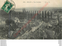 77.  MELUN .  Vue Générale . - Melun