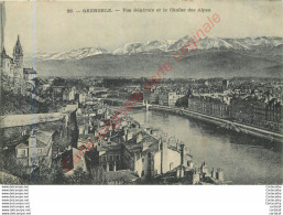 38.  GRENOBLE .  Vue Générale Et La Chaine Des Alpes . - Grenoble