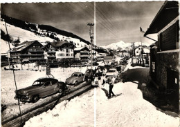 74 . LES GETS . UN ASPECT DE LA STATION EN HIVER   Hotel Du Mont Chery    ( Trait Blanc Pas Sur Original ) - Les Gets