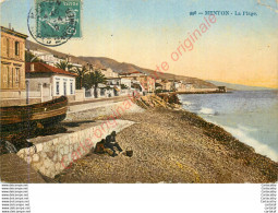 06.  MENTON .  La Plage . - Menton