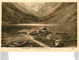 65.  CAUTERETS .  LE LAC DE GAUBE .  CPA Animée . - Cauterets