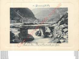 65.  GAVARNIE .   Route De Luz .  Pont De Trombareille Près Gèdre .  CPA à Cadre Gauffré . - Gavarnie