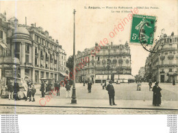 49.  ANGERS .  Place Du Ralliement . Hôtel Des Postes .  La Rue D'Alsace . - Angers