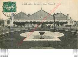 45.  ORLEANS . La Gare . Place Albert 1er . - Orleans