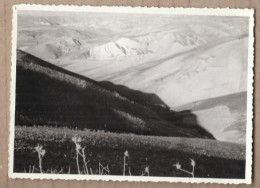 PHOTOGRAPHIE MAROC - DJEBEL MOULAY YACOUB - Superbe Plan Montagnes Sous La Neige Avril 1957 - Other & Unclassified