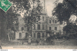 93 MONTFERMEIL CHATEAU DE MAISON ROUGE FACADE SUR LA PARC - Montfermeil