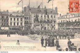 45 LES FETES DE JEANNE D'ARC A ORLEANS EN 1909 REVUE MILITAIRE L'ARTILLERIE - Regiments