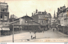 76 EU PLACE DU PRESIDENT CARNOT LA HALLE ET L'HOTEL DU COMMERCE - Eu