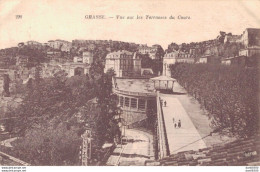 06 GRASSE VUE SUR LES TERRASSES DU COURS - Grasse