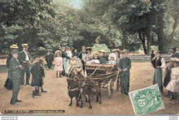 76 LE HAVRE SQUARE SAINT ROCH ATTELAGE DE CHEVRES CARTE COLORISEE - Square Saint-Roch