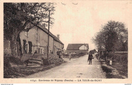 25 ENVIRONS DE RIGNEY LA TOUR DE SCAY ROUTE DE BESANCON A MONTBOZON A HAUTEUR DE L'HOTEL TOBIN - Autres & Non Classés