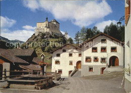 12434474 Tarasp Schloss Mt Dorfpartie Tarasp - Other & Unclassified