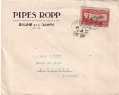 LETTRE. 27 12 32. PIPES ROPP. BEAME-LES-DAMES. DOUBS. PA N° 5 SEUL POUR L'ETRANGER. SUISSE - 1877-1920: Période Semi Moderne