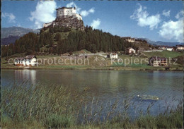 12433834 Scuol Tarasp Vulpera Partie Am See Blick Zum Schloss Alpines Heilbad Sc - Other & Unclassified