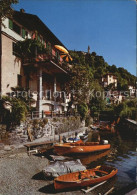 12433793 Porto Ronco Haeuserpartie Am Wasser Mit Blick Zur Kirche Porto Ronco - Other & Unclassified