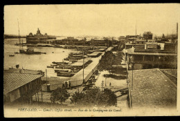 Port Said Canal's Office Street Rue De La Compagnie Du Canal 1930 BEHAR - Puerto Saíd