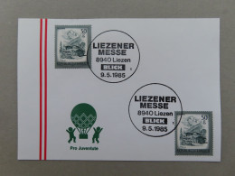Österreich Pro Juventute - Mit Sonderstempel  9. 5. 1985 Lienz, Liezener Messe (Nr.1173) - Andere & Zonder Classificatie