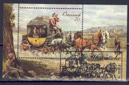 Österreich 2013 - Postfahrzeuge, MiNr. Block 77, Gestempelt / Used - Blocks & Kleinbögen