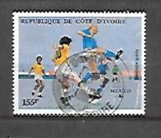 TIMBRE OBLITERE DE COTE D'IVOIRE DE 1986 N° MICHEL 915 - Ivoorkust (1960-...)