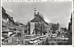 12428070 Lausanne VD Eglise St Francois Traffic Lausanne - Autres & Non Classés