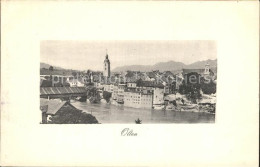 12427032 Olten Ortsansicht Kirche Bruecke Olten - Autres & Non Classés