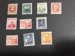 España SELLOS Politicos Republica Edifil 731/0 SELLOS Año 1938 Sellos Nuevos*** MNH - Unused Stamps