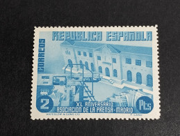 España Sellos Republica Prensa 2 Pesetas Edifil 707 Sellos Nuevos *** MNH - Used Stamps