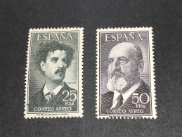 España SELLOS Fortuny Y Quevedo Edifil 1164/5 SELLOS Año 1955 Sellos Nuevos *** MNH - Ongebruikt