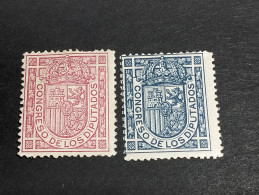 España SELLOS Escudo España Edifil 230/1 SELLOS Año 1896 Sellos Nuevos*/*** - Ongebruikt