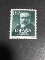 España SELLOS Menendez Pelayo Edifil 1142 SELLOS Año 1954 NUEVOS */sombras - Nuevos