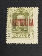 España  SELLOS  Edifil 310  Sobrecarga Republica Sellos  Año 1924 SELLOS Nuevos * Chanela - Nuovi