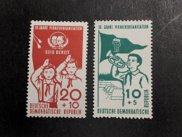 Alemania DDR  SELLOS  Yvert 365/6 SELLOS NUEVOS *** Año 1958 Chanela Serie Completa  - Ungebraucht