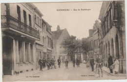 CPA - 59 - BOURBOURG - Rue De DUNKERQUE - Belle Animation -  Vers 1918 - Altri & Non Classificati