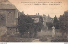 14 CAEN ORPHELINAT DES SOEURS DE SAINT VINCENT DE PAUL ARRIERE DE LA CHAPELLE VUE SUR LES JARDINS - Caen