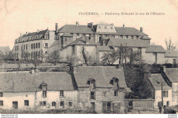 56 PLOERMEL FAUBOURG GRIMAUD ET VUE DE L'HOSPICE - Ploërmel