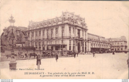 33 BORDEAUX VUE GENERALE DE LA GARE DU MIDI - Bordeaux