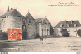 72 FRESNAY SUR SARTHE ENTREE DU VIEUX CHATEAU HOTEL DE VILLE ET PRESBYTERE - Other & Unclassified