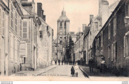 61 BELLEME RUE D'ALENCON ET EGLISE SAINT SAUVEUR - Autres & Non Classés