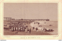 BEACH & BRITANNIA PIER JAN 1871 - Malerei & Gemälde