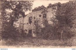 70 CHAUVIREY LE CHATEL RUINES DU CHATEAU - Autres & Non Classés