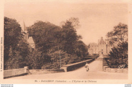 14 BALLEROY L'EGLISE ET LE CHATEAU - Autres & Non Classés