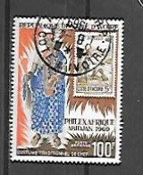 TIMBRE OBLITERE DE COTE D'IVOIRE DE 1969 N° MICHEL 341 - Ivory Coast (1960-...)