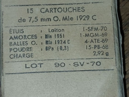 Boite De Cartouches - Armas De Colección