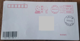 China Cover "Chinese Day" (Urumqi) Postage Stamp First Day Actual Delivery Seal - Sobres