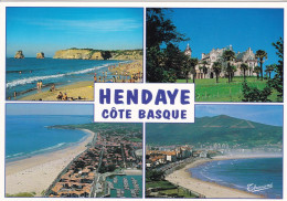 0-64260 02 01+15 - HENDAYE - MULTIVUES (LES DEUX JUMEAUX, LE CHÂTEAU D'ABBADIA, LA THALASSOTHERAPIE SERGE BIANCO, ...) - Hendaye