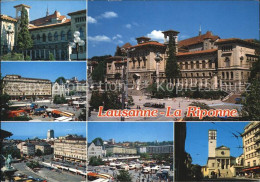 12413724 Lausanne VD La Riponne Marktplatz Universitaet Ortsansichten Lausanne - Other & Unclassified