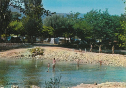 CARTE POSTAL ORIGINALE 10CM/15CM  COULEUR : BESSEGES LE CAMPING LA PLAINE GARD (30) - Bessèges